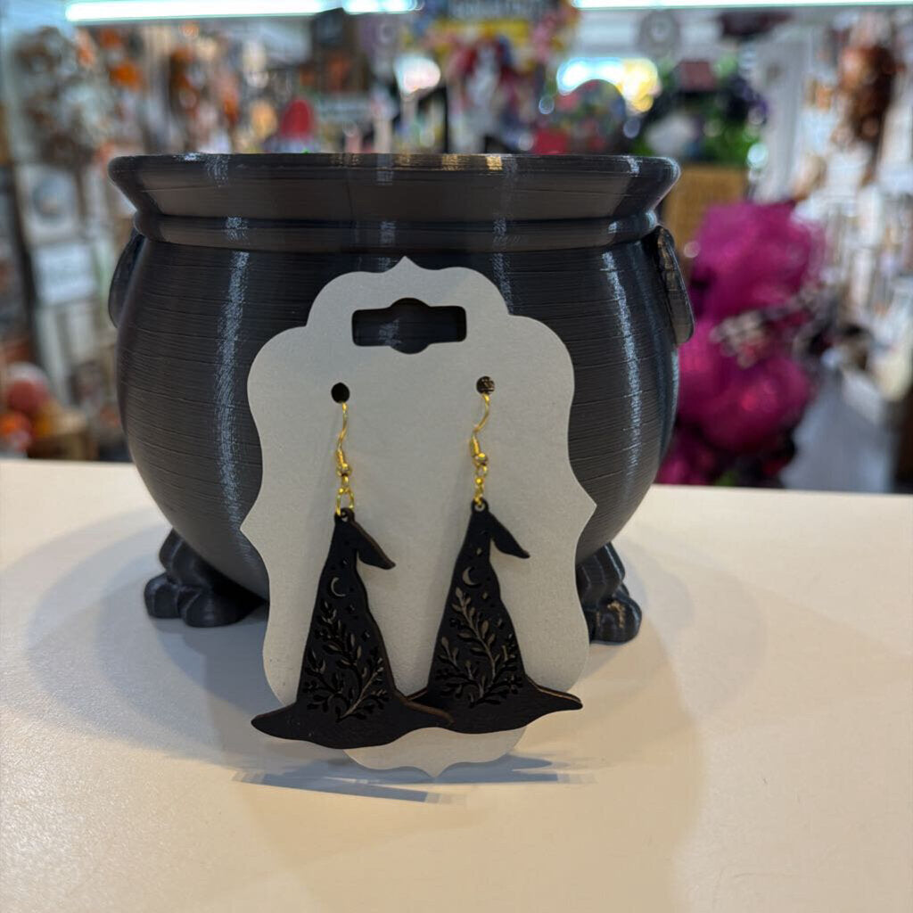 Witch Hat Earrings