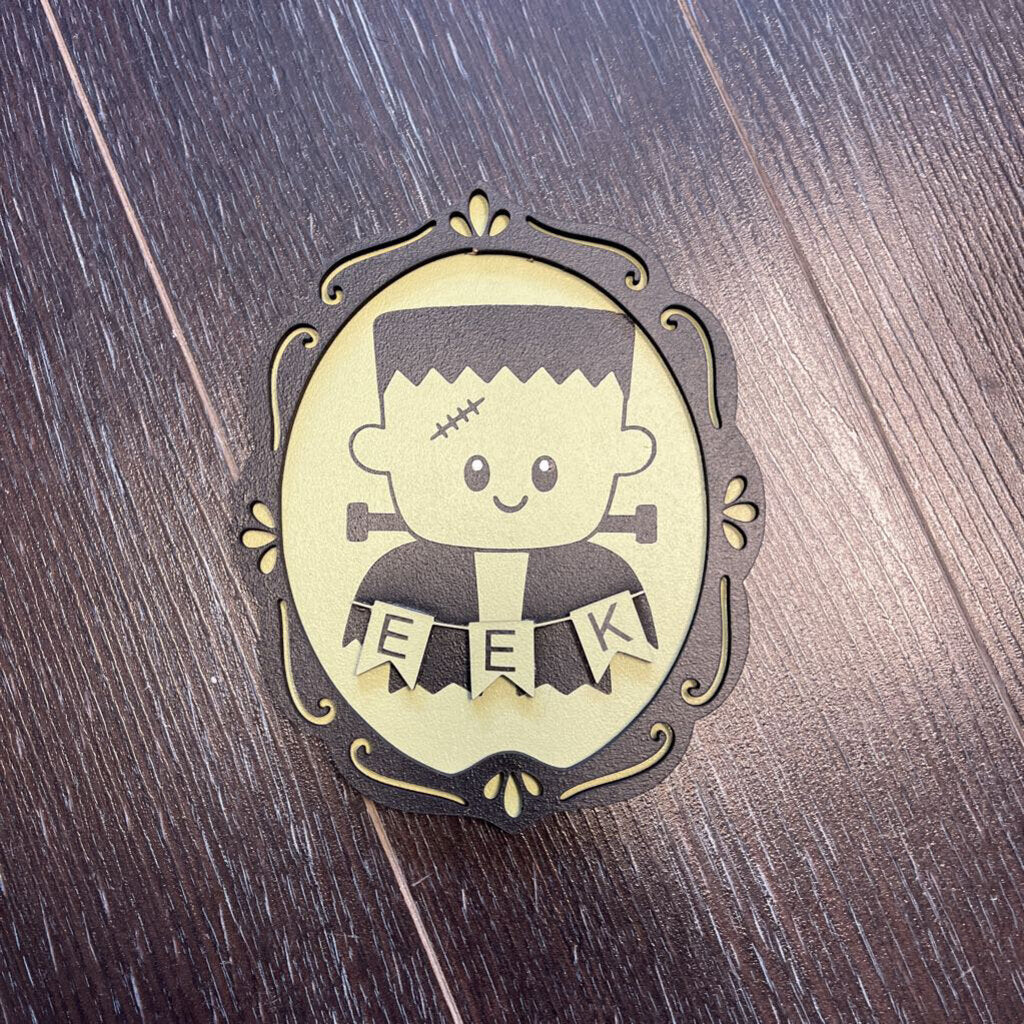 Frankenstein "Eek" Plaque