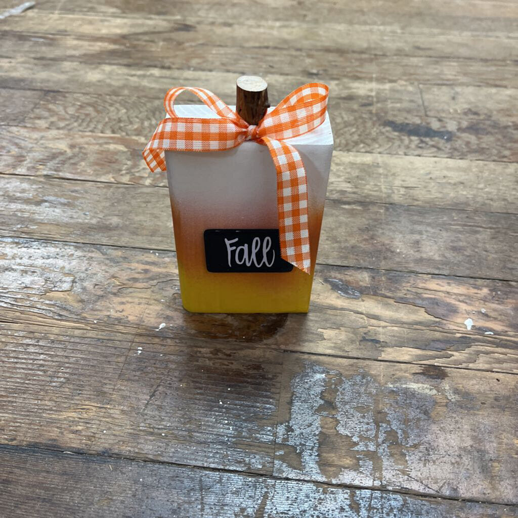 Candy Corn with Fall