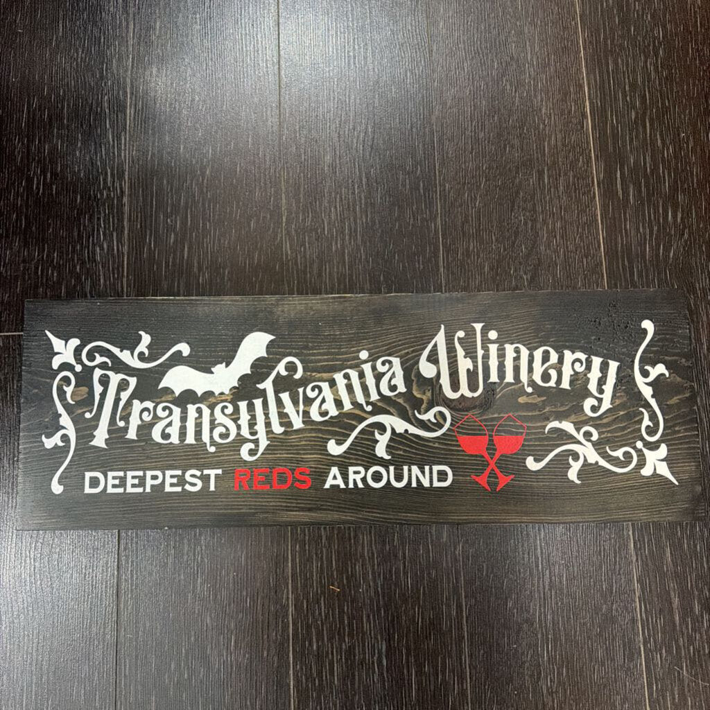 Transylvania Winery Sign (7"x21")