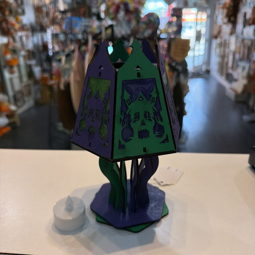 Green & Purple House Lantern