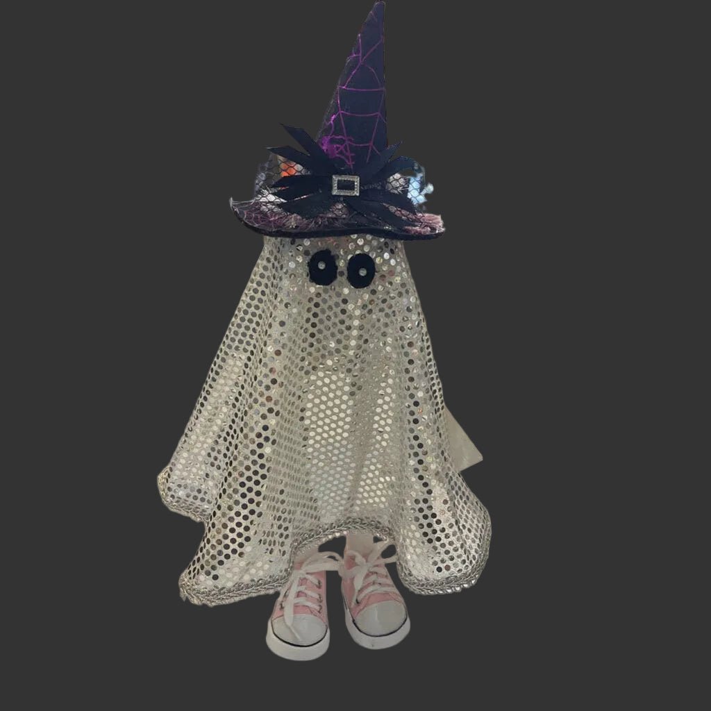 Witch Ghost Tall w/Witch Hat