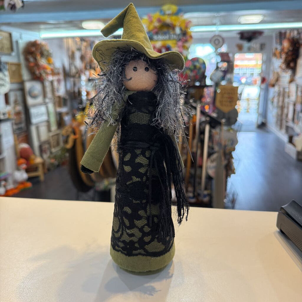 Green & Black Witch