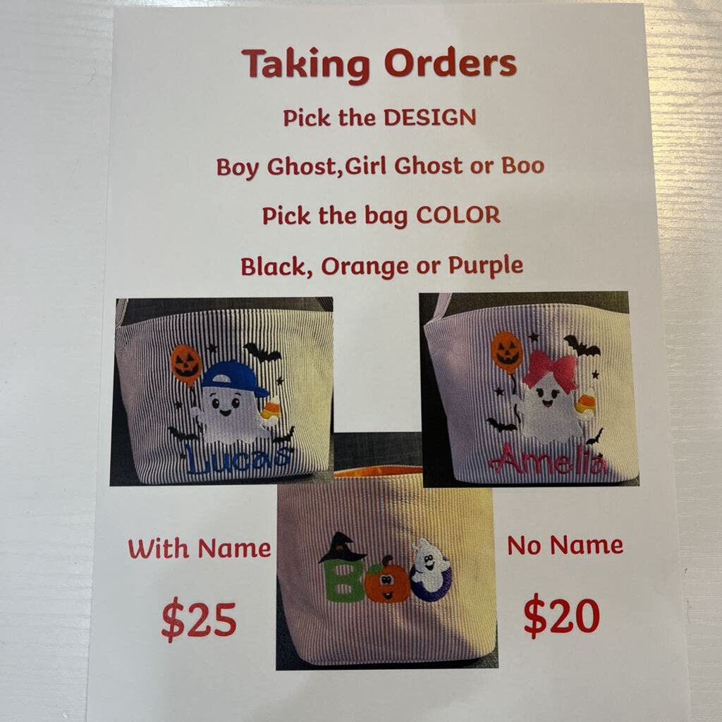 Halloween Trick or Treat Bag