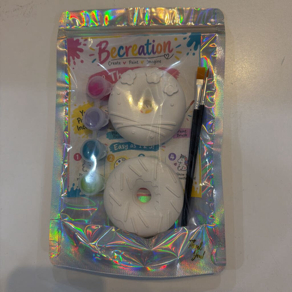 POP Plaster Donut Painting Kit
