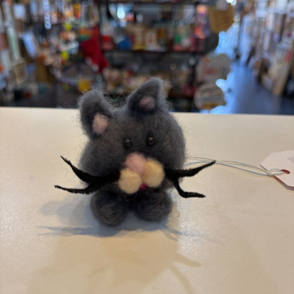 Felting Gray Cat