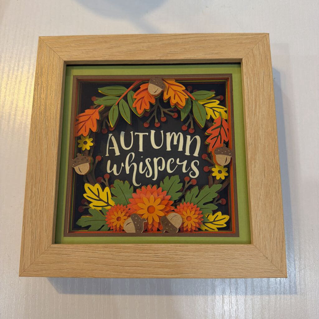 Autumn Whispers Shadow Box
