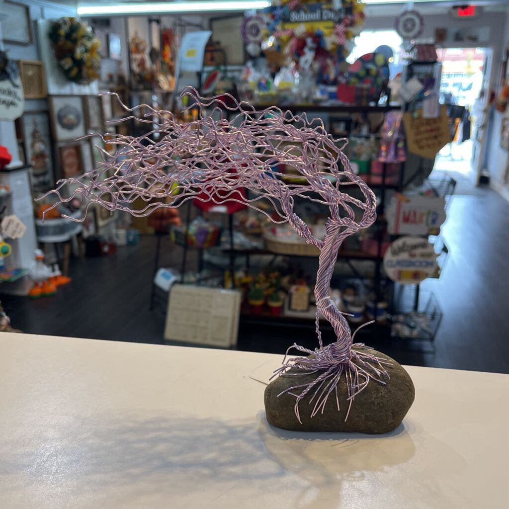 Wire Tree Large Rose Gold wind blown
