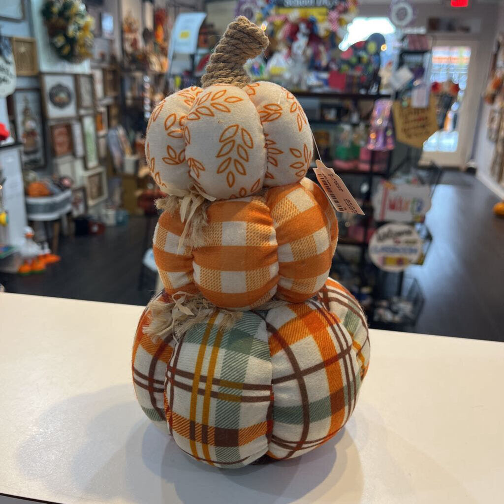 Pumpkin 3 tier multi