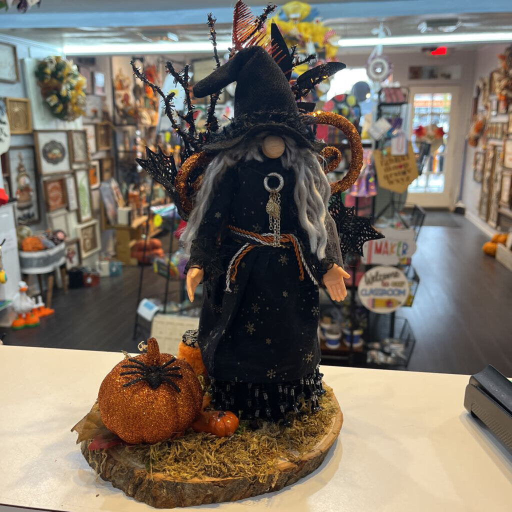 Witch black/orange w/base