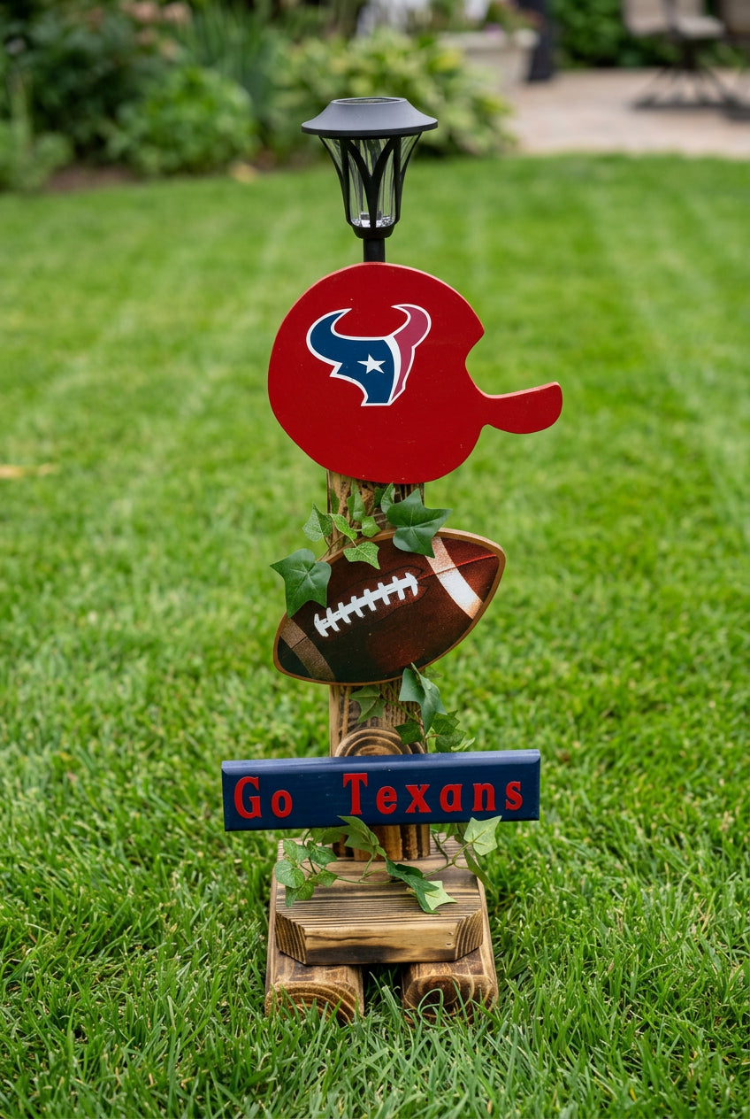 Houston Texans (red) Solar Light