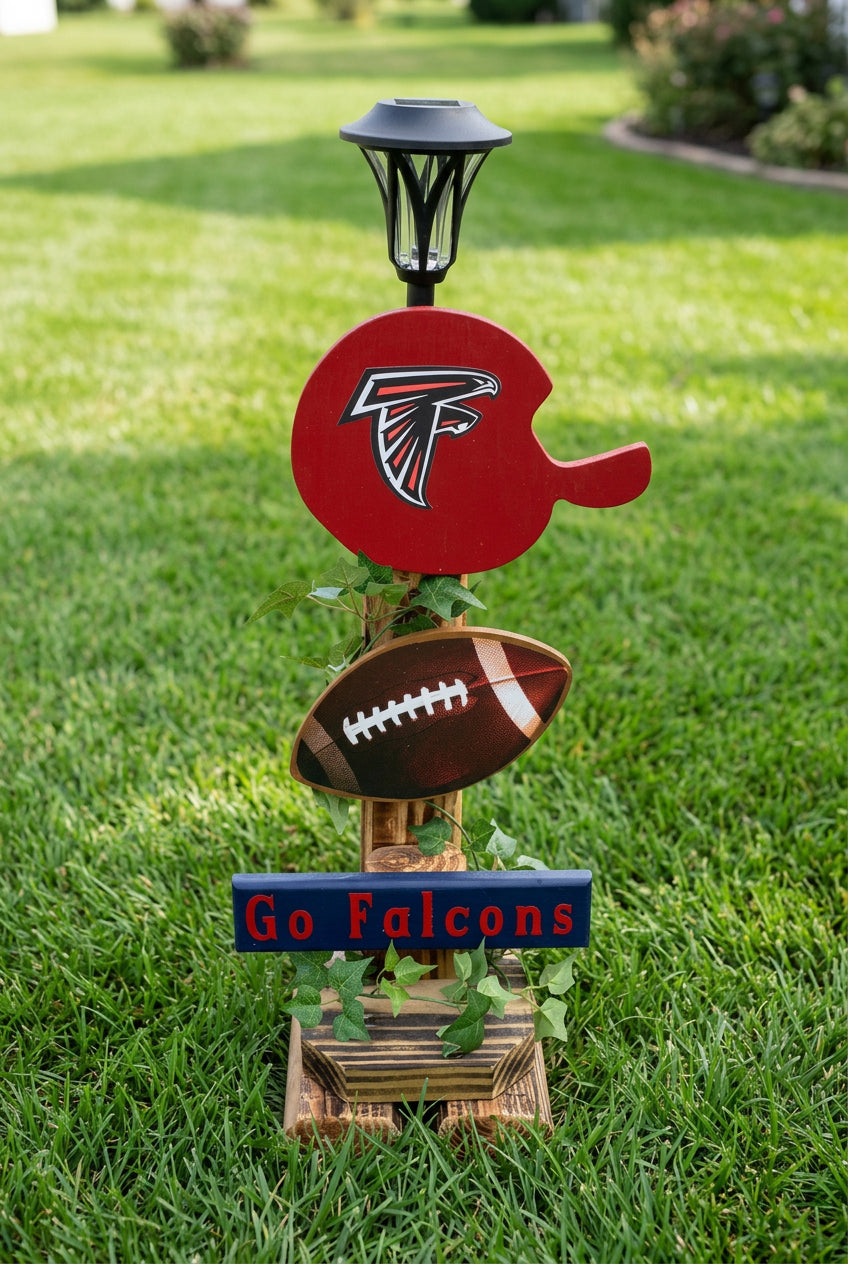 Atlanta Falcons Football Solar Light