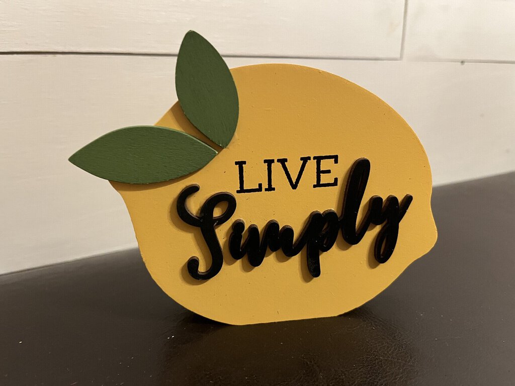 Live Simply Lemon