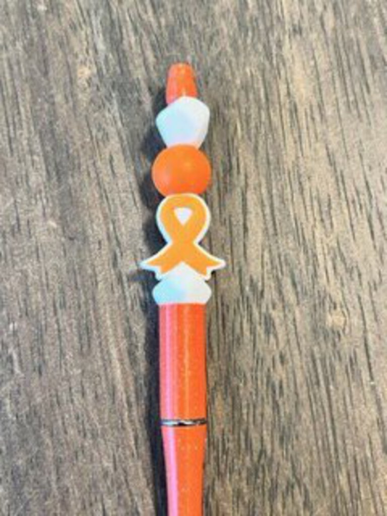 Orange Ribbon Pen
