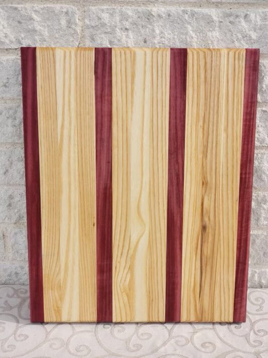 Purple Heart/Oak Cutting Board