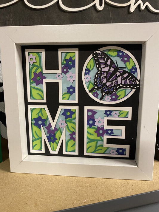 Home Butterfly, None, Size: 5x5