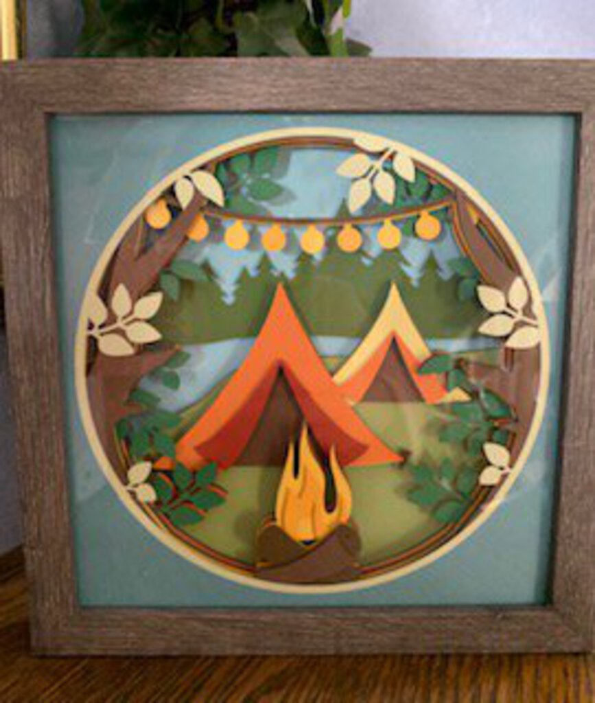 Campsite Shadowbox