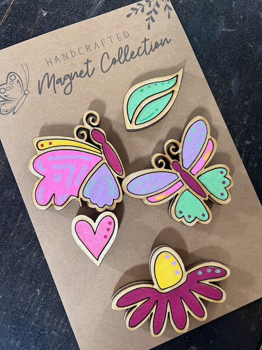 Butterfly magnet set