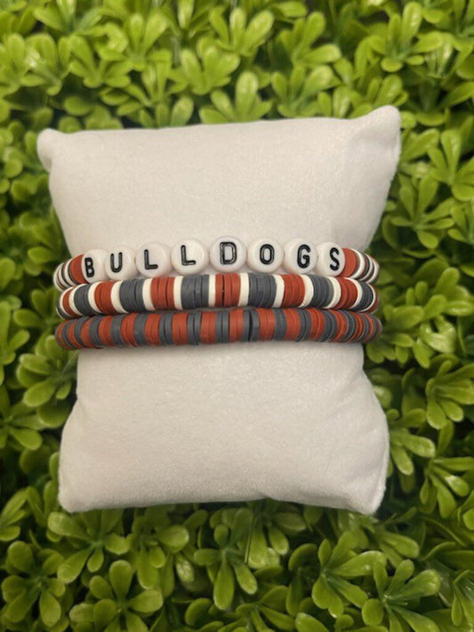 Bulldog Set of 3 Bracelets