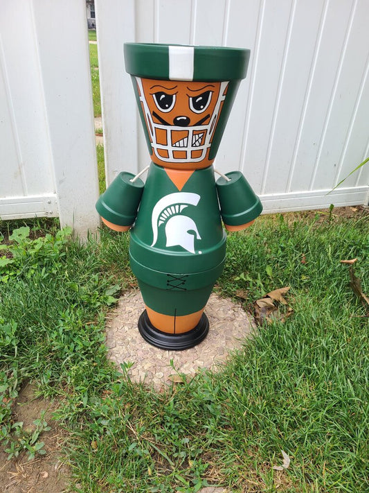 MSU Football Player W/Helmet