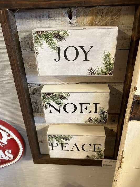 Joy Noel Peace Blocks