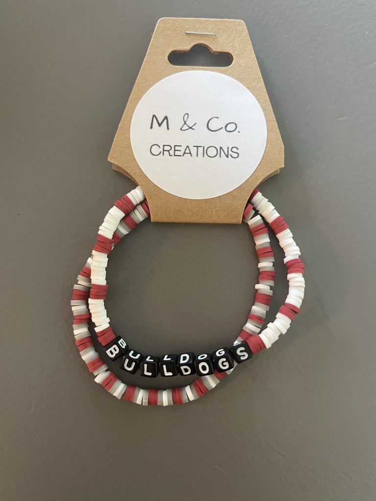 Rossford Bulldogs Bracelet Set