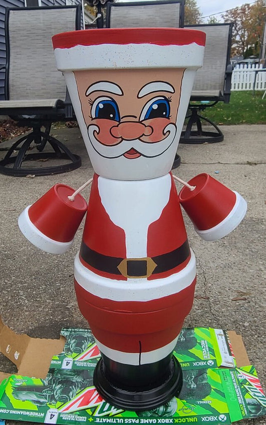 Santa Pot Person