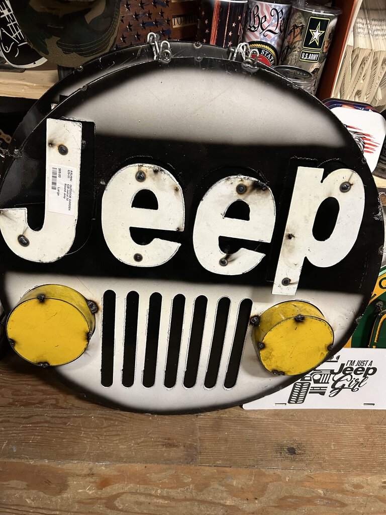 metal 3d Round Jeep