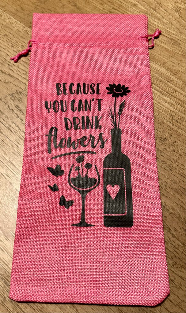 Because you can't drink flowers