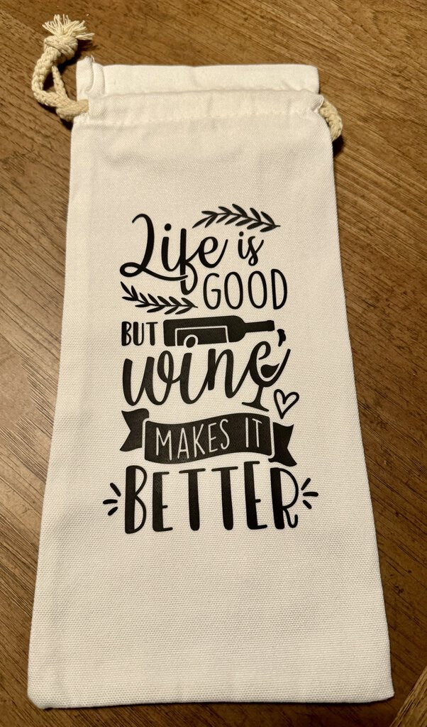 Life is Good, Wine Makes it Better
