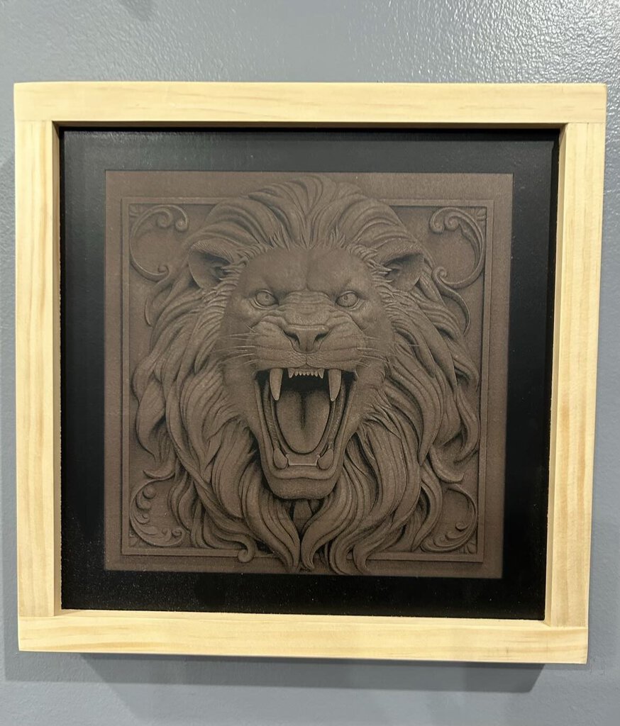 3D Lion Shelf Sitter