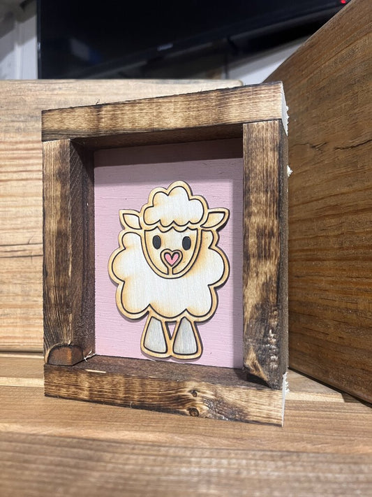 Pink lamb mini -2leg