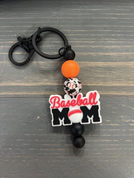 Baseball Mom Keychain