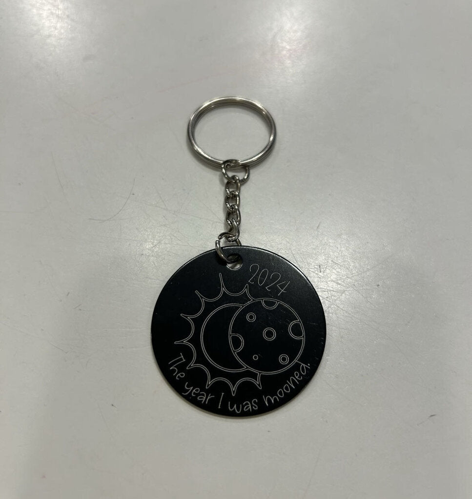 Keychain Metal I was Mooned/OH/SE/2024