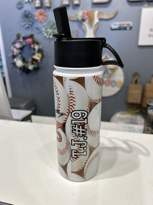 Buzz Baseball Collage Custom Tumbler