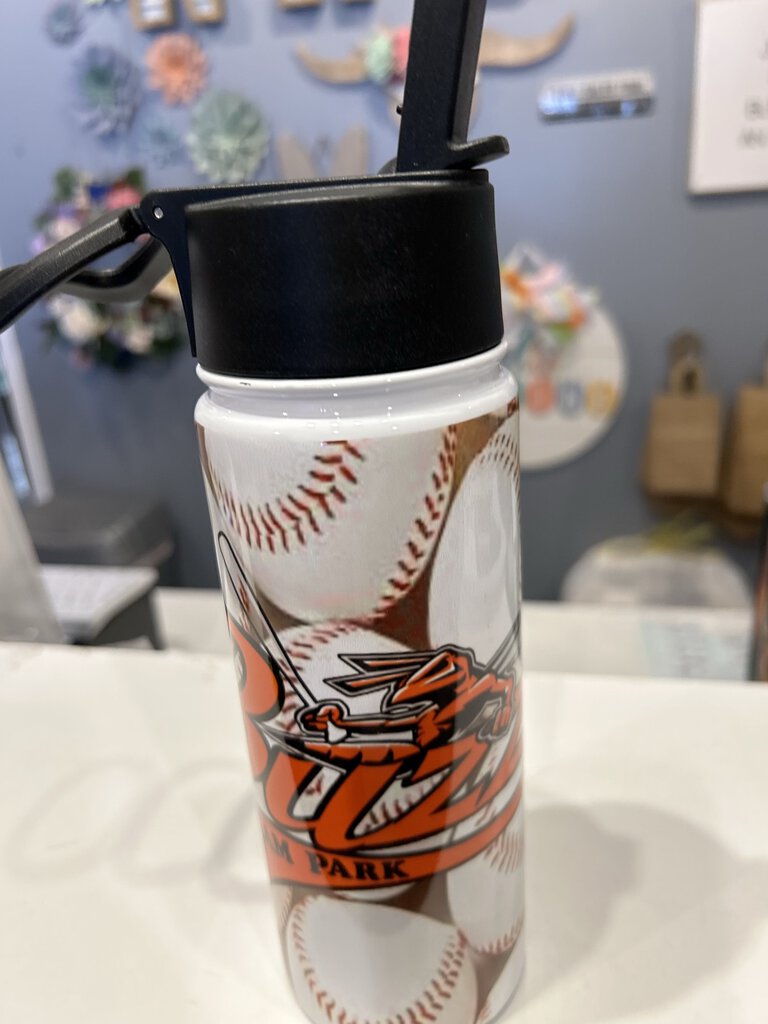 Buzz Baseball Collage Custom Tumbler